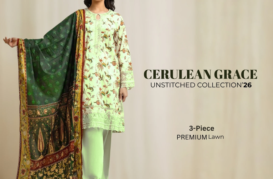 Set of Edenrobe Print Lawn 3PC