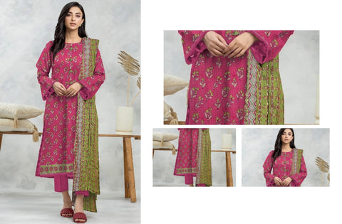 Set of Edenrobe Printed Lawn 3PC