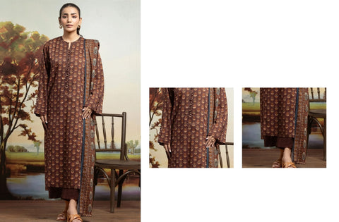 Set of Edenrobe Printed Lawn 3PC