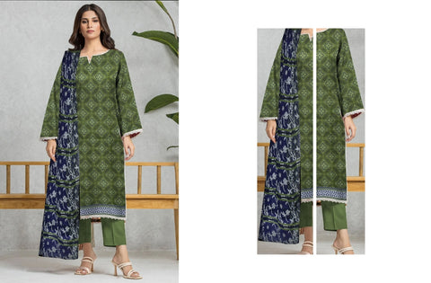 Set of Edenrobe Printed Lawn 3PC