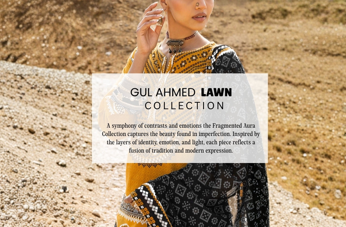 Set of Gul Ahmed Print Lawn V-625