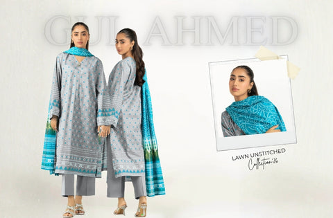 Set of Gul Ahmed Print Lawn V-625