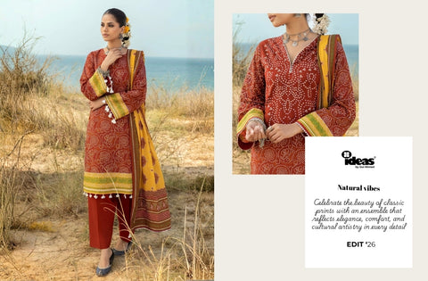 Set of Gul Ahmed Print Lawn V-625