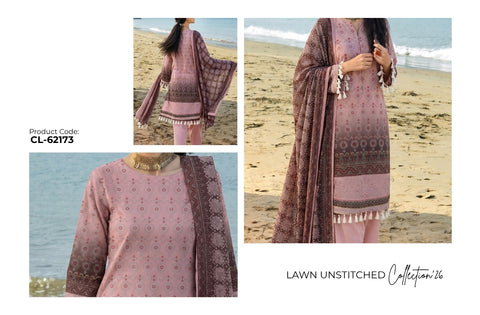 Set of Gul Ahmed Print Lawn V-625
