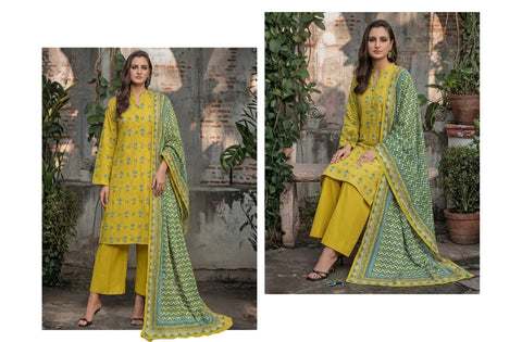 Set of Gul Ahmed Printed Lawn 3PC V-573