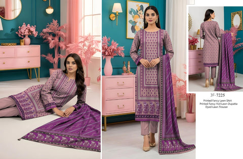 Set of Jofa Print Lawn 3PC