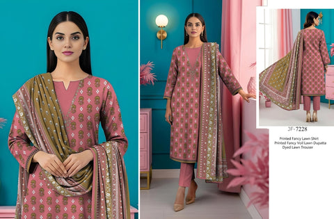 Set of Jofa Print Lawn 3PC