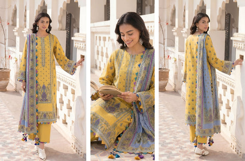 Set of Munarq Print Lawn 3PC V-591
