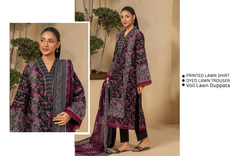 Set of Nishat Print Lawn V-623