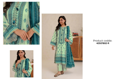 Set of Nishat Print Lawn V-623