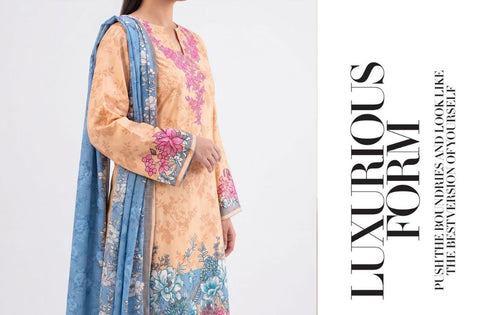 Set of Nishat Printed Linen 3 Piece