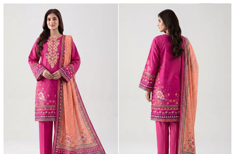 Set of Nishat Printed Linen 3 Piece