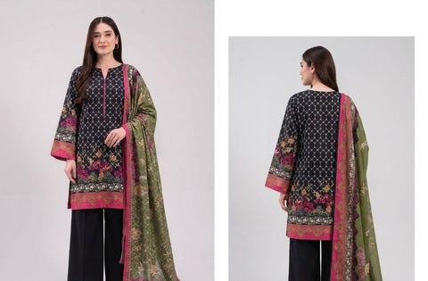Set of Nishat Printed Linen 3 Piece