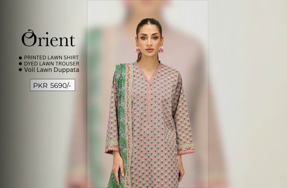 Set of Orient Printed Lawn 3PC