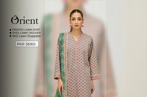 Set of Orient Printed Lawn 3PC