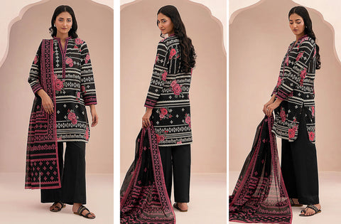 set of printed zellbury linen 3pc