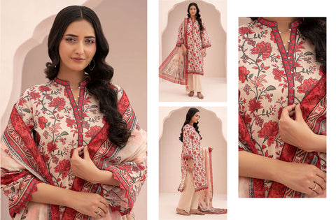 set of printed zellbury linen 3pc