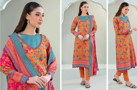 set of printed zellbury linen 3pc