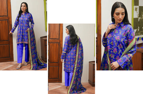 set of printed zellbury linen 3pc