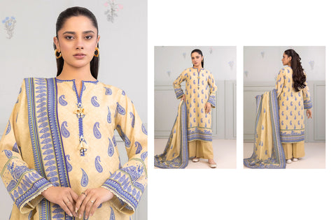 set of printed zellbury linen 3pc