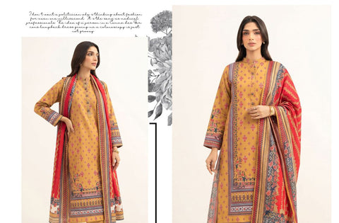 Set of Sapphire Printed Khaddar 3-Pc
