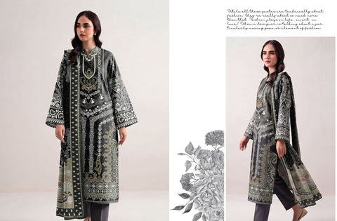 Set of Sapphire Printed Khaddar 3-Pc