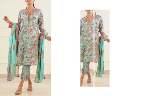 Set of Saya Printed Lawn 3PC 01