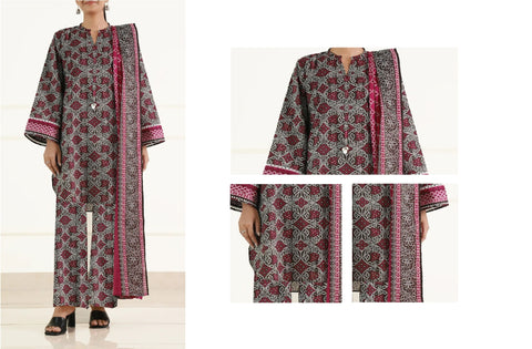 Set of Saya Printed Lawn 3PC 01