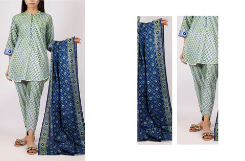 Set of Saya Printed Lawn 3PC 01