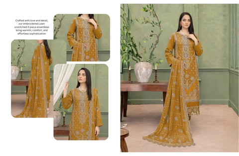 Set of Zarmeen Emaan Fancy Lawn 3PC 937