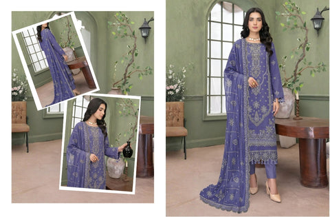 Set of Zarmeen Emaan Fancy Lawn 3PC 937