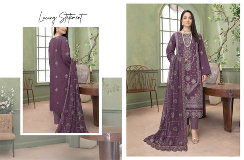 Set of Zarmeen Emaan Fancy Lawn 3PC 937