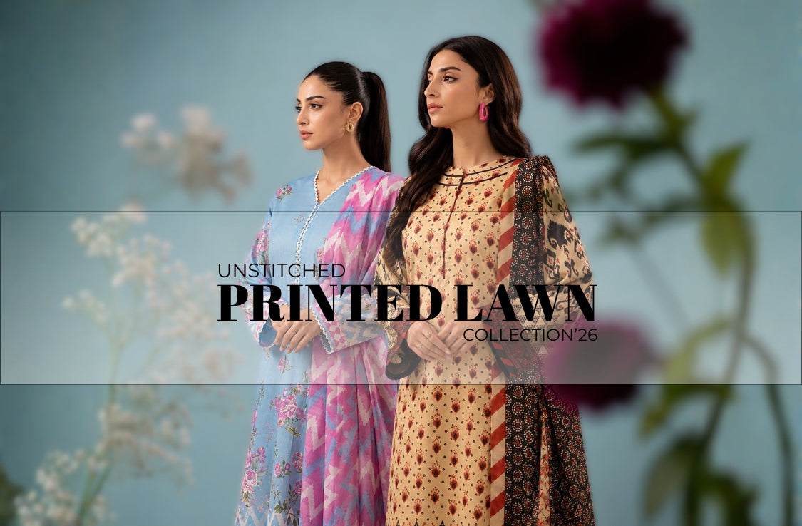 Set of Zellbury Printed Lawn 3PC