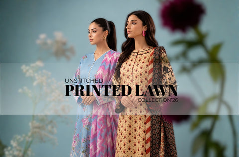 Set of Zellbury Printed Lawn 3PC