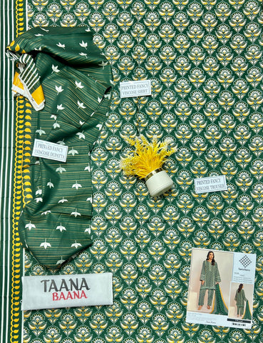 Taana Baana Printed Viscose 3-Pc TB-4298