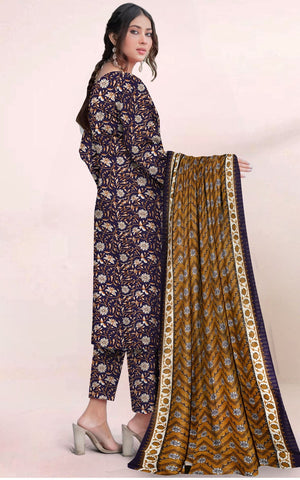 Taana Baana Printed Viscose 3-Pc TB-4305