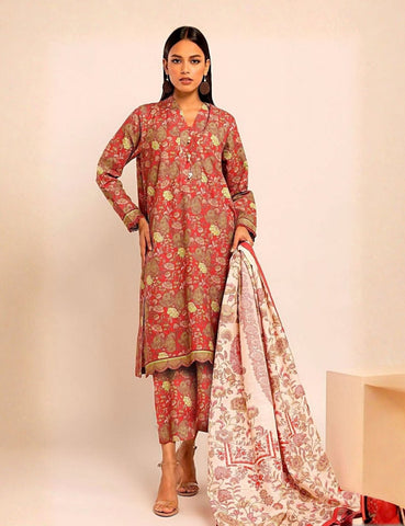 Taana Baana Printed Viscose 3-Pc TB-4299
