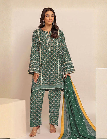 Taana Baana Printed Viscose 3-Pc TB-4298