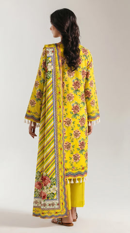 Ethnic Printed Lawn 3PC 721