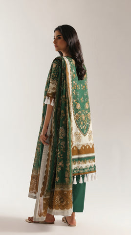 Ethnic Printed Lawn 3PC 220
