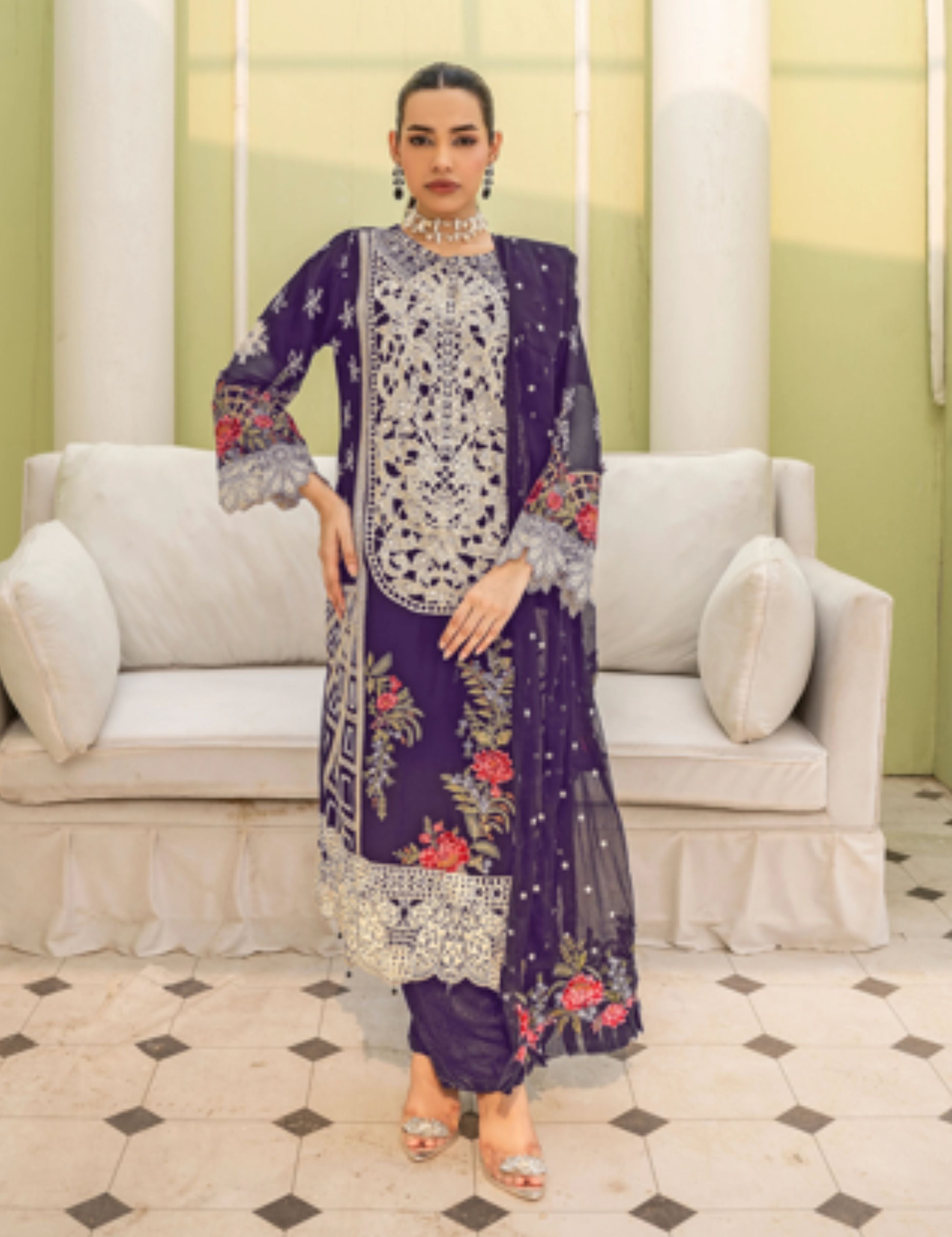 Zarmeen Emaan Premium Viscose Suit ZE-1751