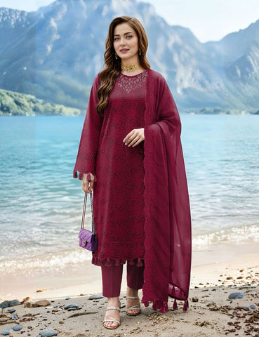 Zarmeen Emaan Premium Viscose Suit ZE-1817