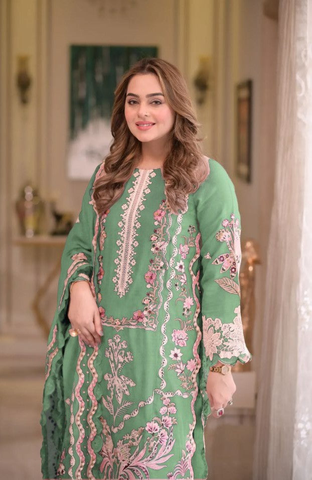 Zarmeen Emaan Premium Viscose Suit ZE-1935