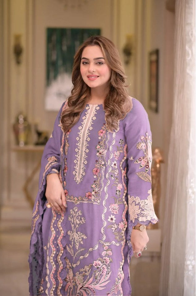 Zarmeen Emaan Premium Viscose Suit ZE-1935