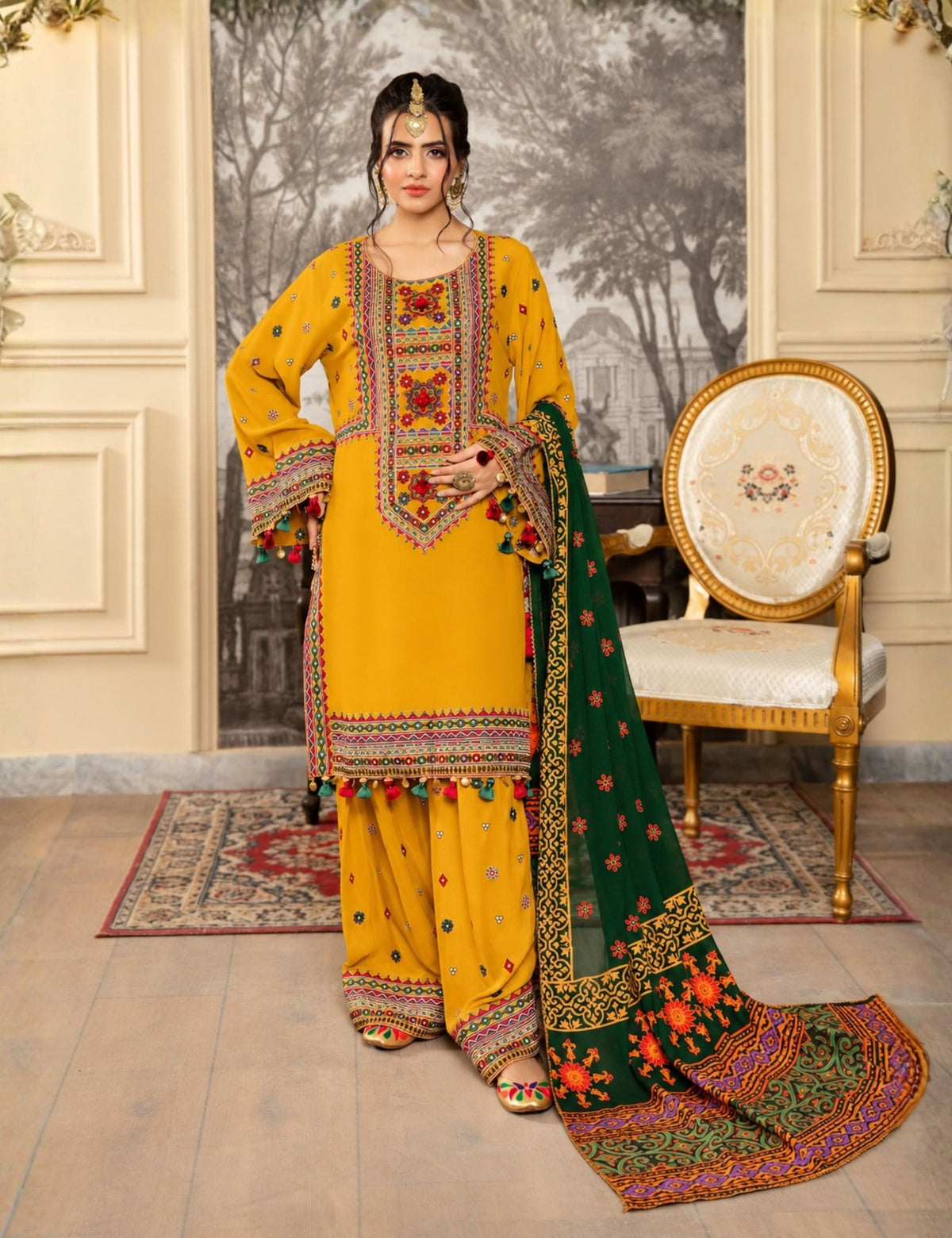 Zarmeen Emaan Premium Viscose Suit ZE-1956
