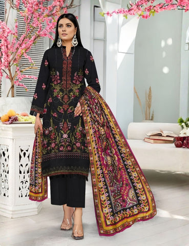 Zarmeen Emaan Emb Viscose 3-Pc ZE-4282