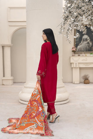 Zarmeen Emaan Emb Viscose 3-Pc ZE2030-4150