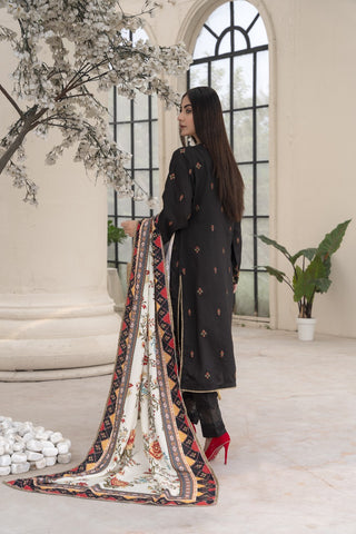 Zarmeen Emaan Emb Viscose 3-Pc ZE2030-4145