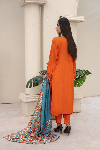 Zarmeen Emaan Emb Viscose 3-Pc ZE2030-4149