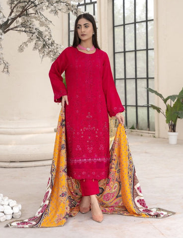 Zarmeen Emaan Emb Viscose 3-Pc ZE2030-4141